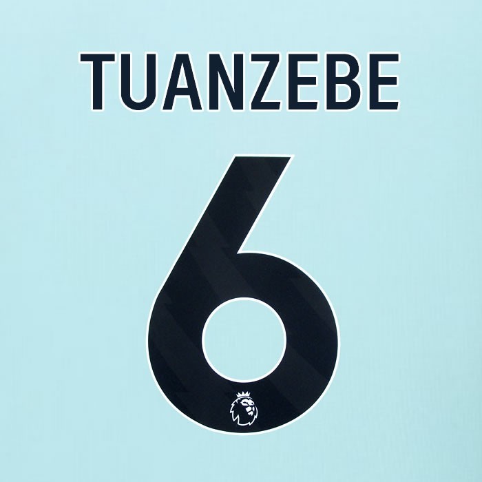 2025 2026 BURNLEY TUENZEBE 6 OFFICIAL BLACK AWAY PLAYER SIZE NAMESET