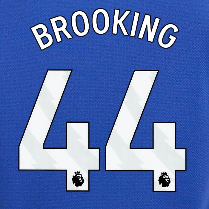 2023 2024 OFFICIAL CHELSEA BROOKING 44 WHITE HOME PLAYER SIZE NAMESET