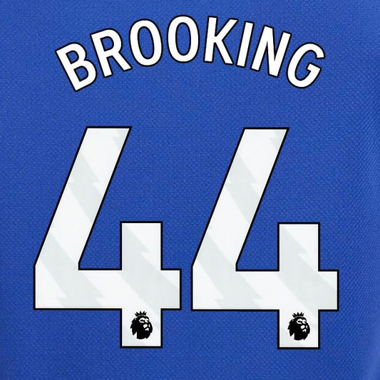 2023 2024 OFFICIAL CHELSEA BROOKING 44 WHITE HOME PLAYER SIZE NAMESET