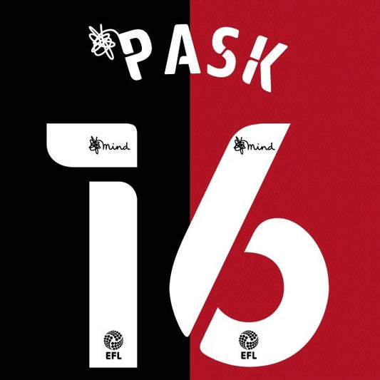 COVENTRY 2020 2021 OFFICIAL PASK 16 AWAY PLAYER SIZE NAME SET