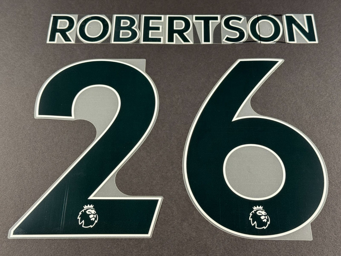 LIVERPOOL 2021 2022 ROBERTSON 26 OFFICIAL AVERY BLACK PLAYER SIZE NAME SET
