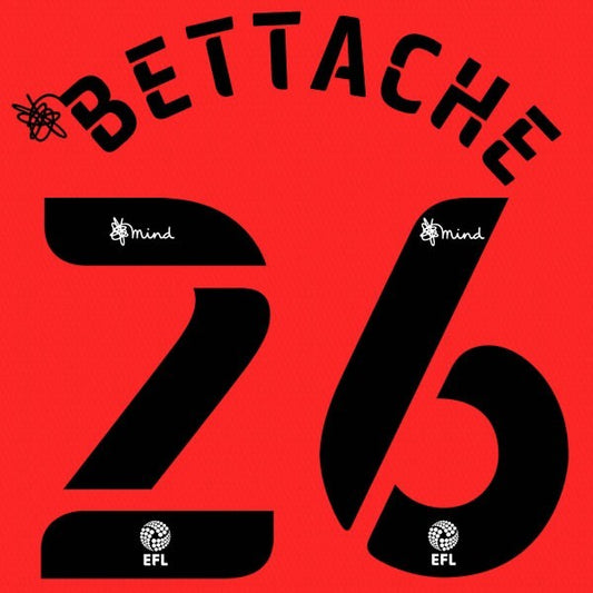 QPR 2020 2021 OFFICIAL BETTACHE 26 AWAY PLAYER SIZE NAME SET