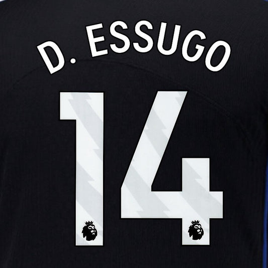 2025 2026 OFFICIAL CHELSEA D ESSUGO 14 WHITE 3RD PLAYER SIZE NAMESET
