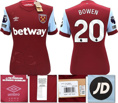 BNWT 2023 2024 UMBRO WEST HAM HOME SHIRT BOWEN 20 MEN'S