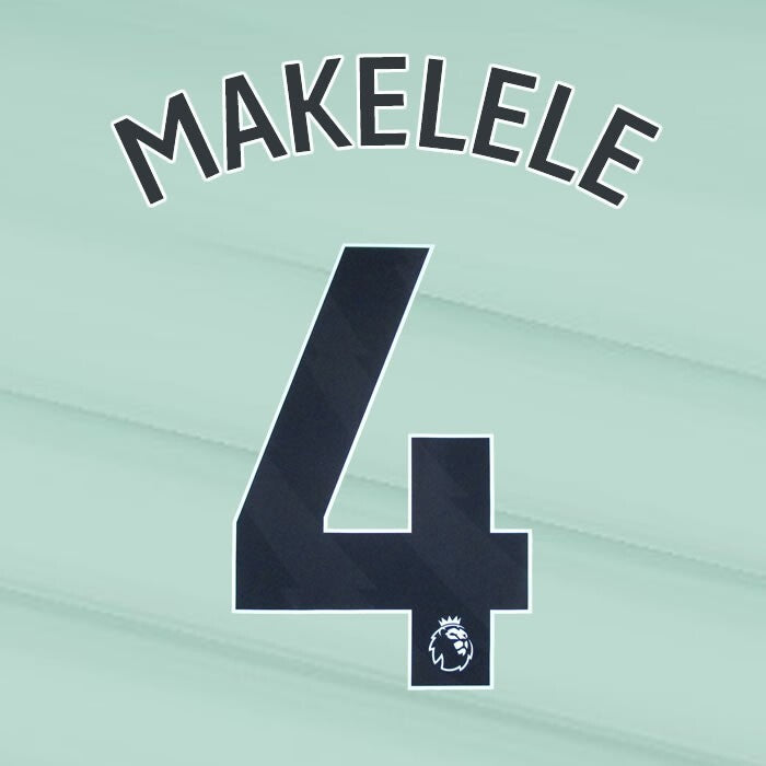 2023 2024 OFFICIAL CHELSEA MAKELELE 4 BLACK 3RD PLAYER SIZE NAMESET