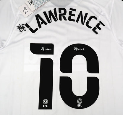BNWT 2020 2021 DERBY HOME UMBRO FOOTBALL SHIRT LAWRENCE 10 MEN'S MEDIUM