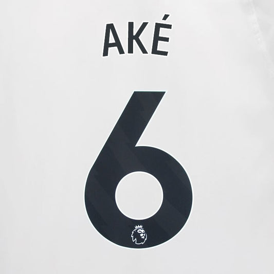 2023 2024 MAN CITY AKE 6 BLACK AWAY PLAYER SIZE NAME SET