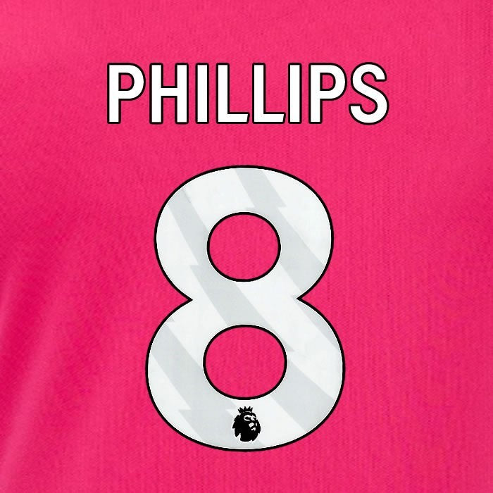 2024 2025 OFFICIAL IPSWICH TOWN PHILLIPS 8 WHITE 3RD PLAYER SIZE NAME SET