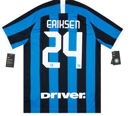 INTER MILAN HOME SHIRT 2019-2020 ERIKSEN 24 SIZE MEDIUM OFFICIAL NIKE ITEM