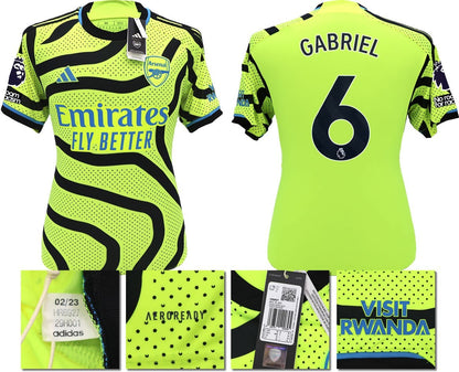 BNWT 2023 2024 ARSENAL F.C. ADIDAS AWAY SHIRT GABRIEL 6