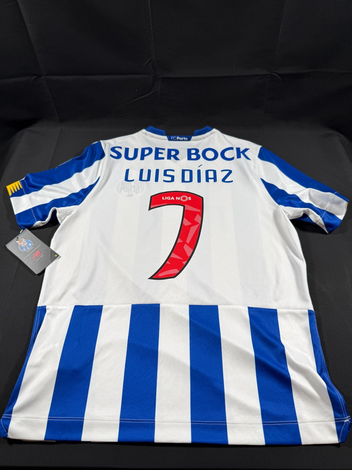 BNWT 2020 2021 OFFICIAL FC PORTO LUIS DIAZ 7 HOME NEW BALANCE SHIRT MENS SMALL