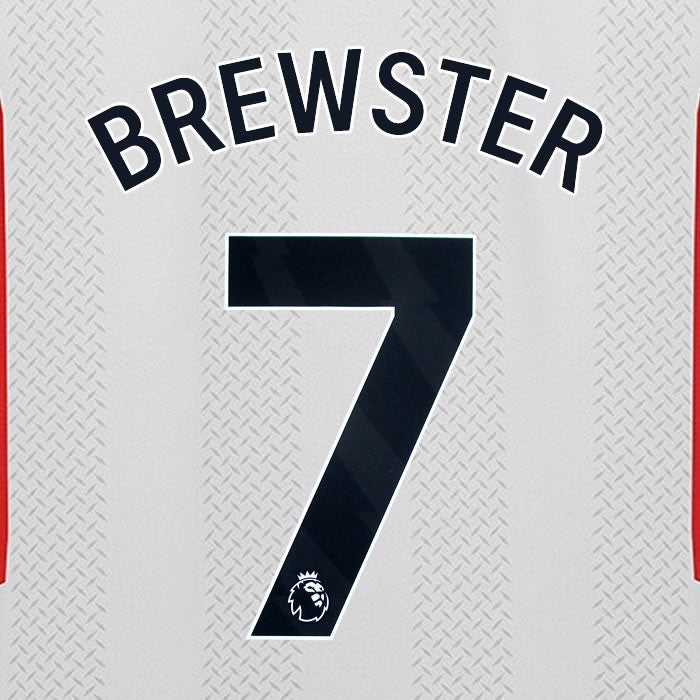 2023 2024 SHEFFIELD UNITED OFFICIAL BREWSTER 7 BLACK 3RD PLAYER SIZE NAMESET