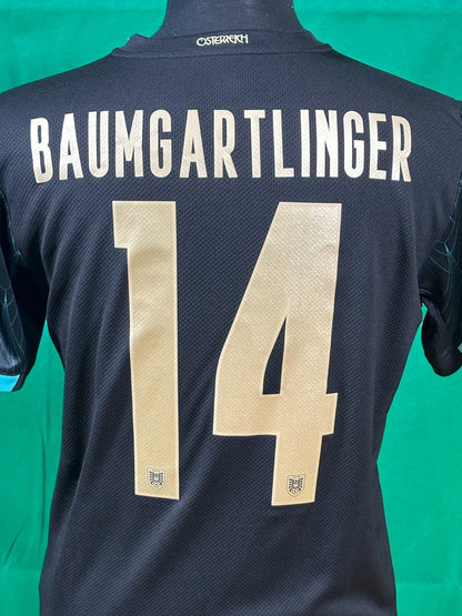 BNWT 2020 2021 AUSTRIA AWAY PUMA FOOTBALL SHIRT BAUMGARTLINGER 14 MENS MEDIUM
