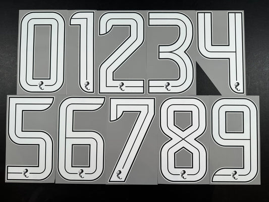 2023 2024 OFFICIAL ELMS UK SCOTTISH SPFL WHITE PLAYER SIZE SHIRT NUMBERS