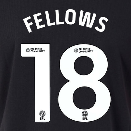 25 26 SOUTHAMPTON FC FELLOWS 18 OFFICIAL WHITE HOME PLAYER SIZE NAME SET 230MM