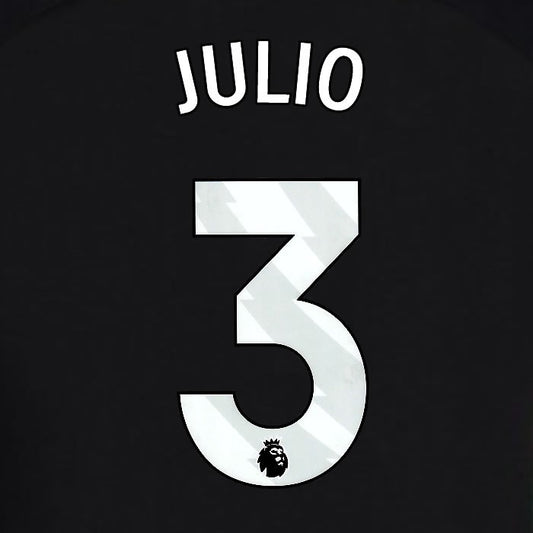 2024 2025 OFFICIAL BRIGHTON JULIO 3 3RD WHITE PLAYER SIZE NAMESET