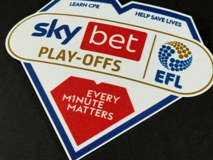 2024 2025 EFL SKY BET CHAMPIONSHIP & TOGETHER OFFICIAL PLAY - OFF SLEEVE PATCHES