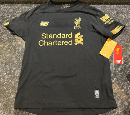 BNWT 2019 2020 NEW BALANCE LIVERPOOL GOALKEEPER SHIRT A BECKER 1 KIDS 9-10 YEARS