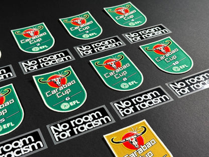 2025 2026 OFFICIAL PLAYER SIZE EFL CARABAO CUP WINNERS + NO ROOM SLEEVE PATCHES