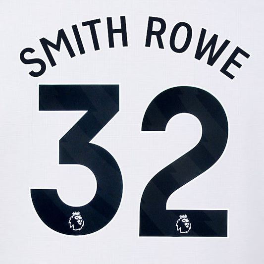 2024 2025 OFFICIAL FULHAM AVERY DENNISON SMITH ROWE 32 HOME PLAYER SIZE NAMESET