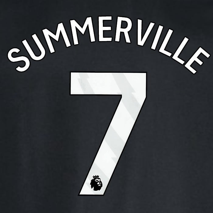 2024 2025 WEST HAM SUMMERVILE 7 OFFICIAL WHITE AWAY PLAYER SIZE NAMESET