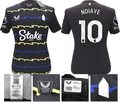 BNWT 2025/2026 EVERTON F.C. CASTORE 3RD SHIRT NDIAYE 10