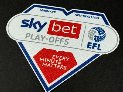 2024 2025 EFL SKY BET LEAGUE 1 & TOGETHER OFFICIAL PLAY - OFF SLEEVE PATCHES