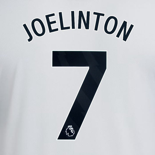2025 2026 NEWCASTLE JOELINTON 7 OFFICIAL BLACK HOME PLAYER SIZE NAME SET