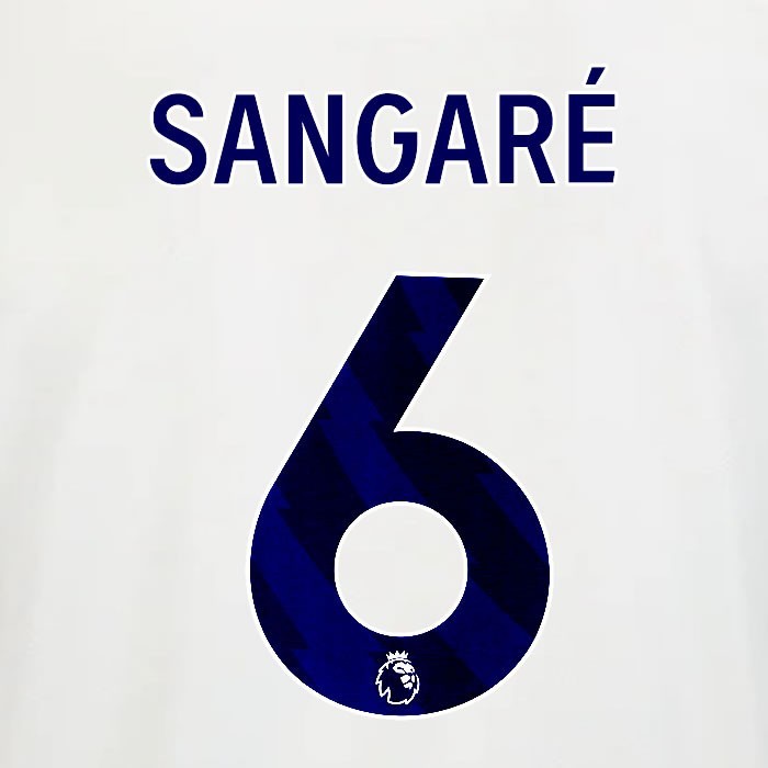 2025 2026 OFFICIAL NOTTINGHAM SANGARE 6 BLUE AWAY PLAYER SIZE NAMESET