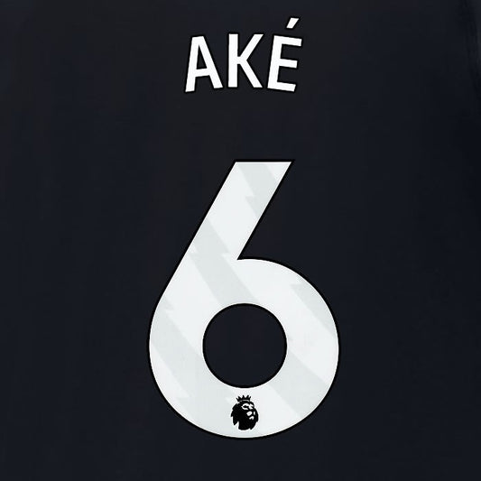 2023 2024 MAN CITY AKE 6 WHITE 3RD PLAYER SIZE NAME SET