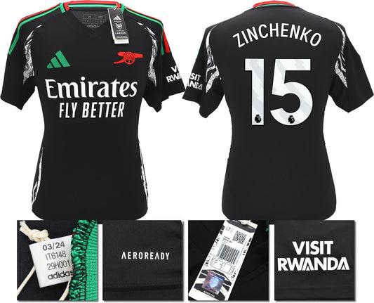 BNWT 2024/2025 ARSENAL F.C. ADIDAS AWAY SHIRT ZINCHENKO 15