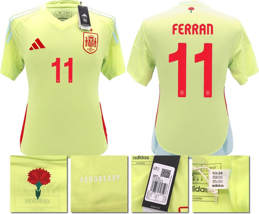 BNWT 2024 2025 SPAIN ADIDAS AWAY SHIRT FERRAN 11 MEN'S