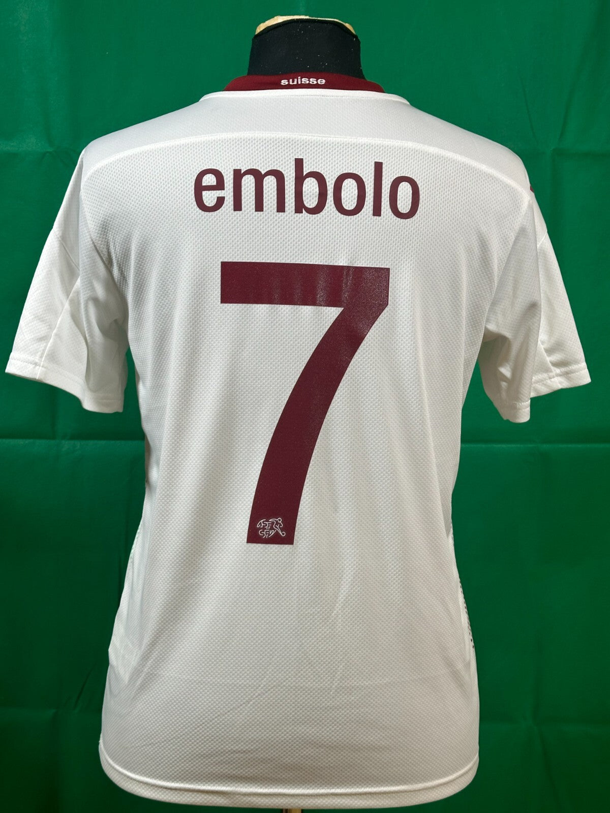 BNWT 2020 2021 SWITZERLAND AWAY PUMA FOOTBALL SHIRT EMBOLO 7 MENS MEDIUM