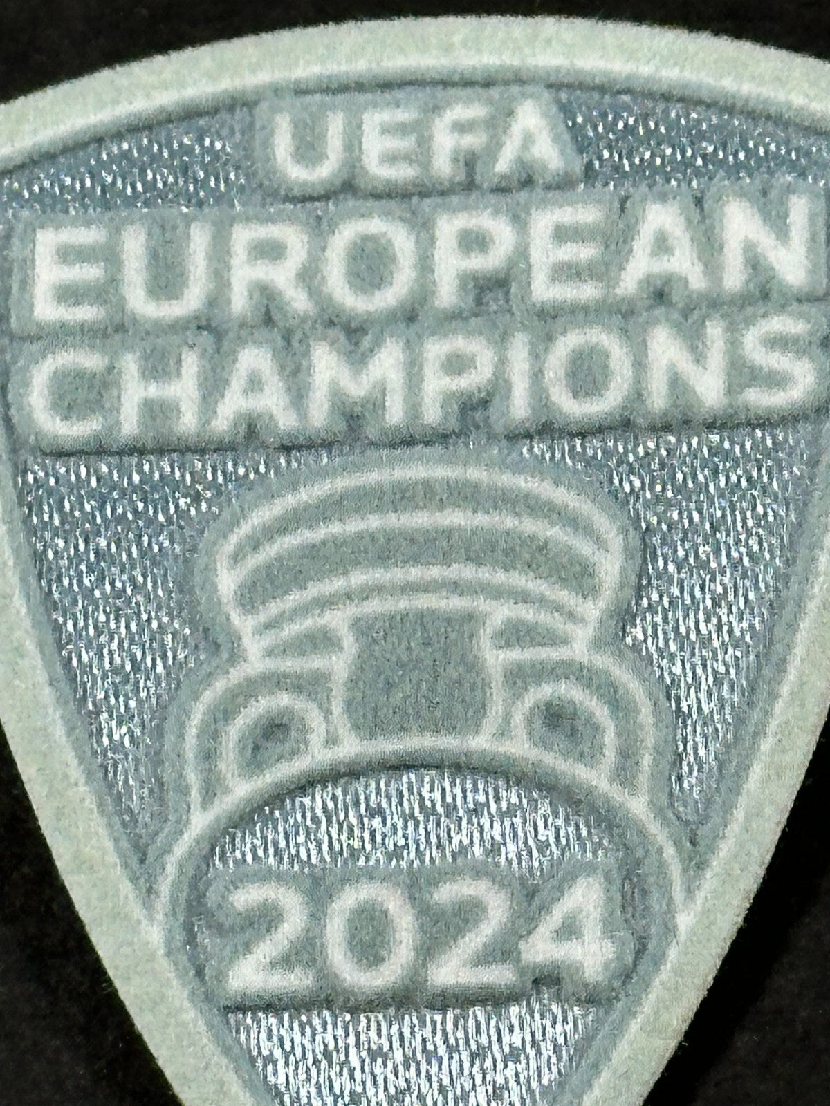 2024 OFFICIAL SPORTING ID SPAIN UEFA 2024 EUROPEAN CHAMPIONS SHIELD SLEEVE PATCH