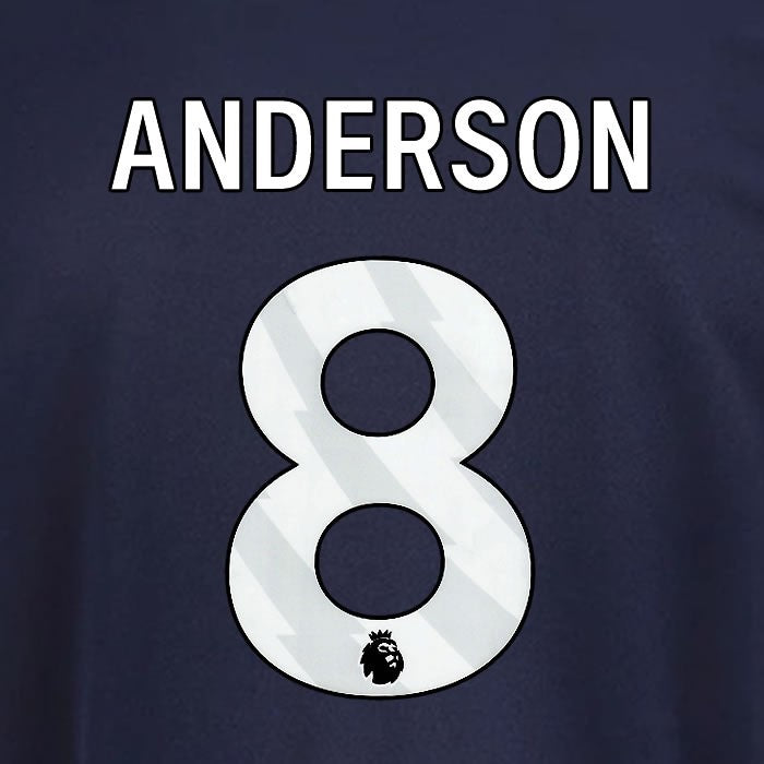 2025 2026 OFFICIAL NOTTINGHAM ANDERSON 8 WHITE 3RD PLAYER SIZE NAMESET