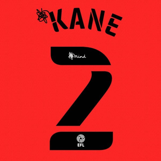 QPR 2020 2021 OFFICIAL KANE 2 AWAY PLAYER SIZE NAME SET