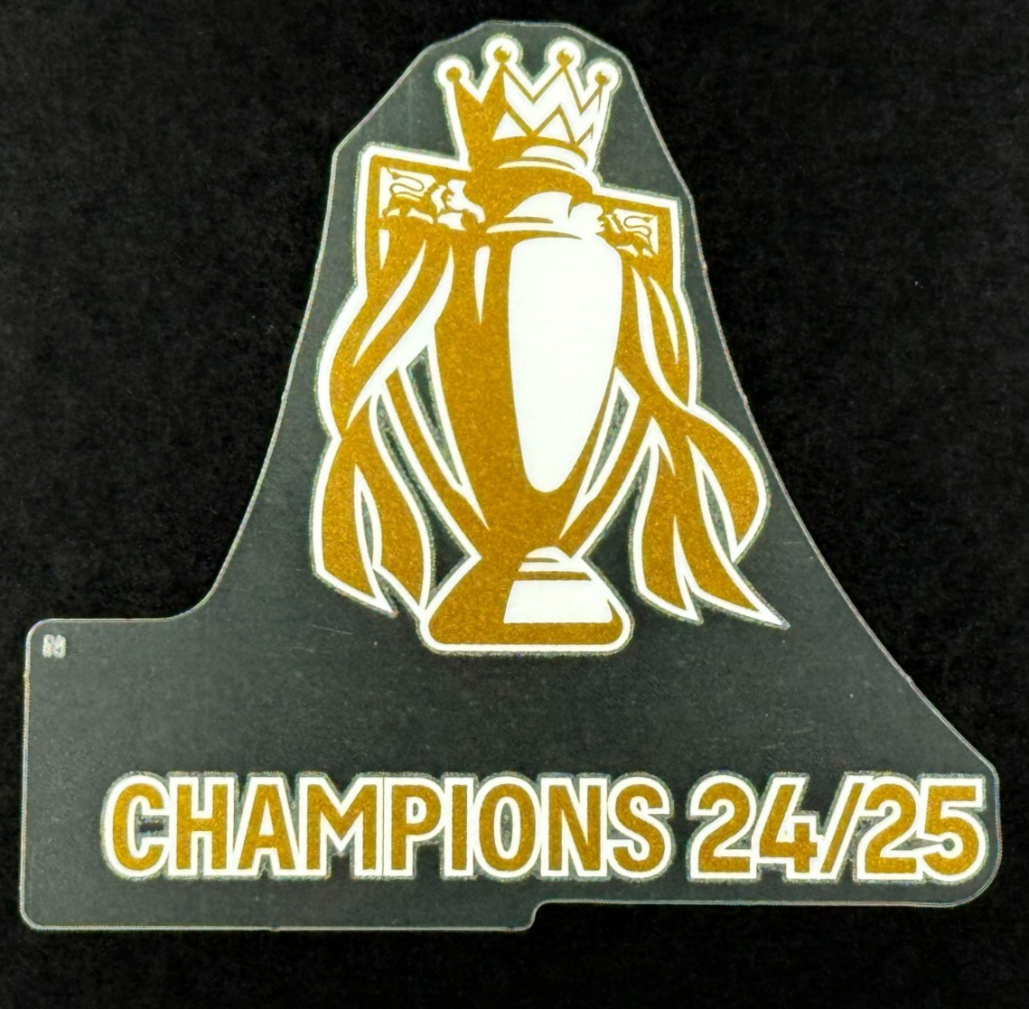 24/25 AVERY DENNISON PREMIER LEAGUE WINNERS FRONT OF SHIRT PATCH LIVERPOOL  70MM