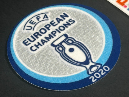 ITALY EURO 2020 CHAMPIONS SHIRT SLEEVE PATCH + PLAYER ISSUE UEFA FOUNDATION