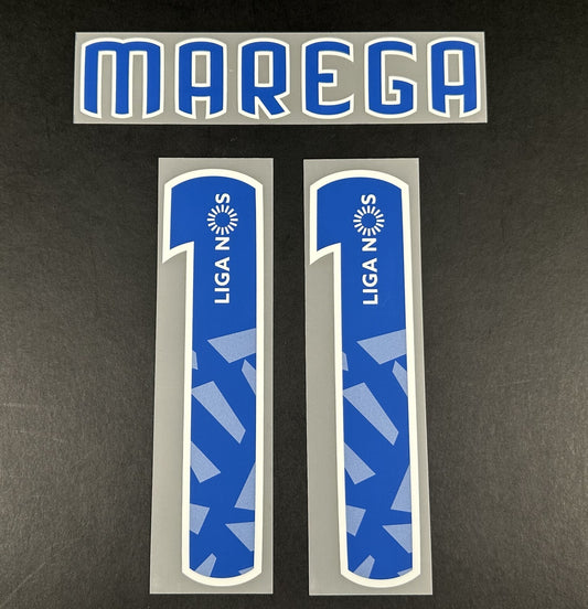 FC PORTO 2019 2021 OFFICIAL MAREGA 11 AWAY PLAYER SIZE NAMESET