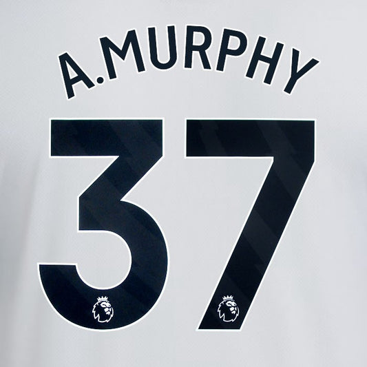 2025 2026 NEWCASTLE A MURPHY 37 OFFICIAL BLACK HOME PLAYER SIZE NAME SET