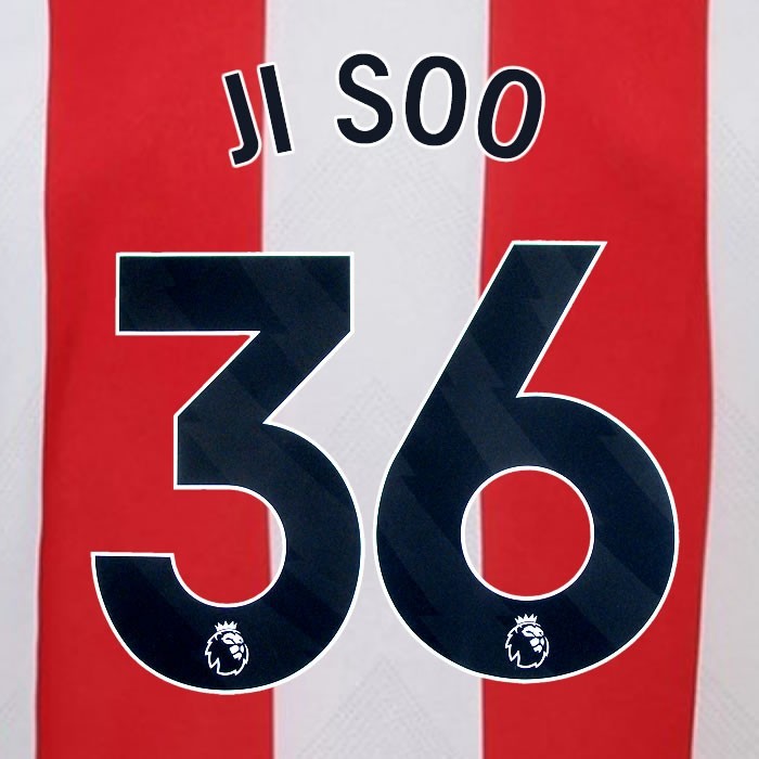 2024 2025 BRENTFORD JI SOO 36 OFFICIAL BLACK HOME PLAYER SIZE NAMESET