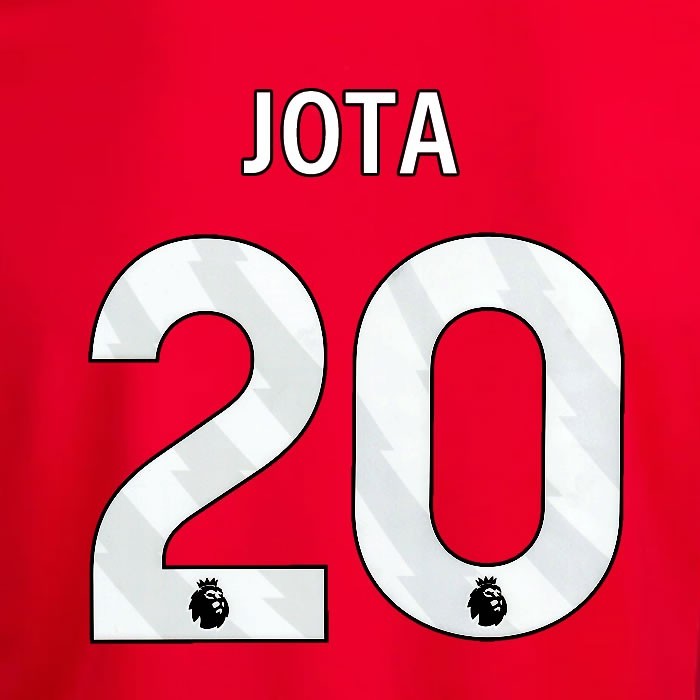 2024 2025 OFFICIAL NOTTINGHAM HUDSON JOTA 20 WHITE HOME PLAYER SIZE NAMESET