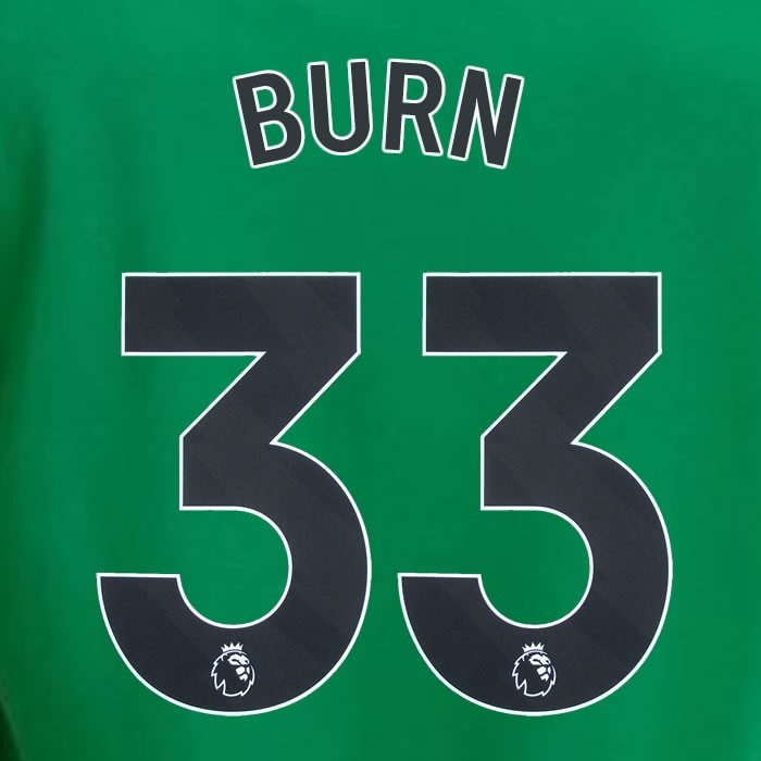 2023 2024 NEWCASTLE BURN 33 OFFICIAL BLACK AWAY PLAYER SIZE NAME SET