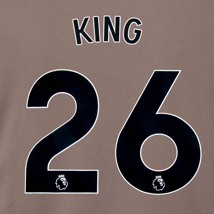 SPURS 2023 2024 KING 26 BLACK 3RD PLAYER SIZE NAME SET