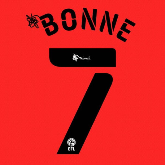 QPR 2020 2021 OFFICIAL BONNE 7 AWAY PLAYER SIZE NAME SET