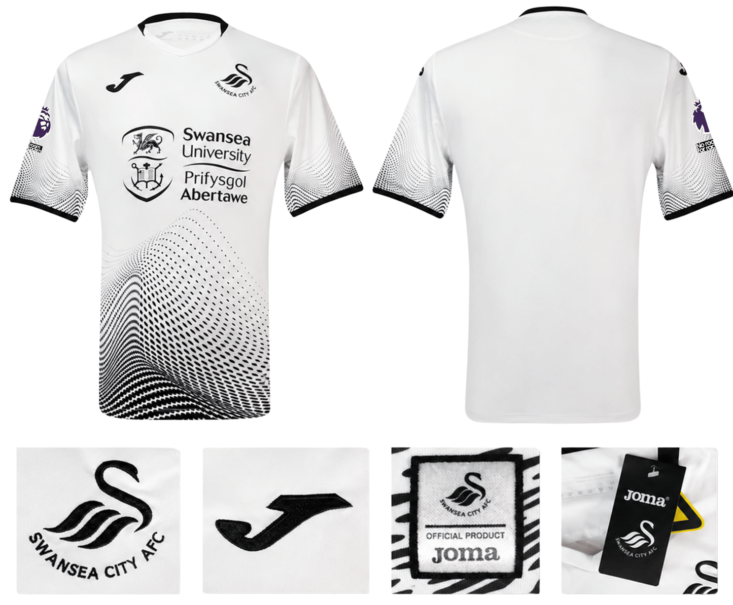 BNWT 2020 2021 SWANSEA CITY HOME JOMA FOOTBALL SHIRT PERSONALISED MEN'S