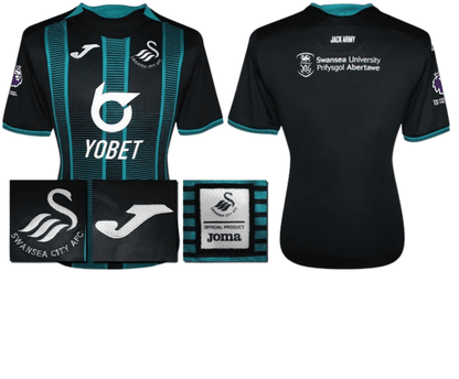 BNWT 2019 2020 SWANSEA CITY AWAY JOMA FOOTBALL SHIRT MEN'S MEDIUM