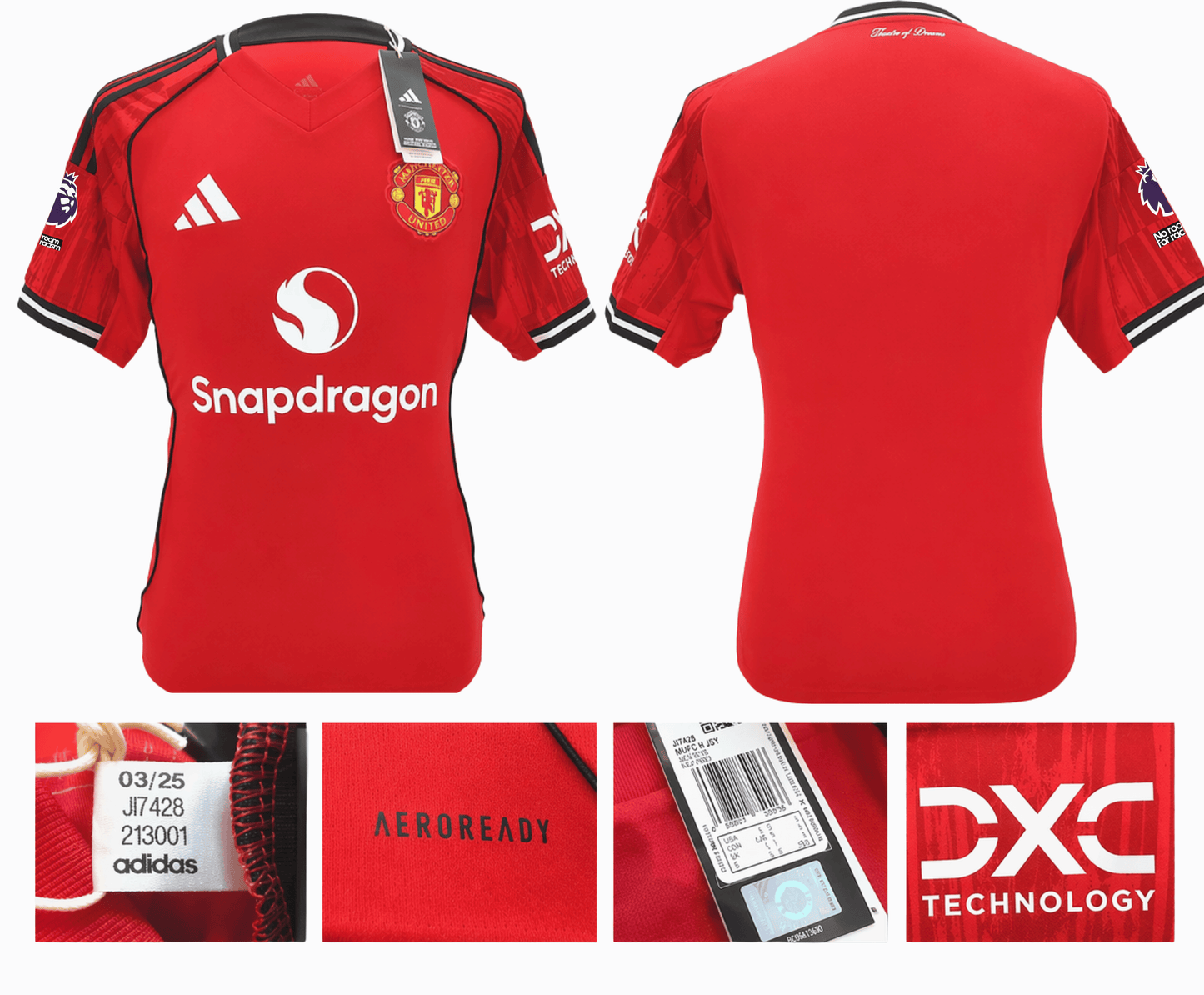 BNWT 2025 2026 MANCHESTER UNITED ADIDAS HOME SHIRT ZIRKZEE 11