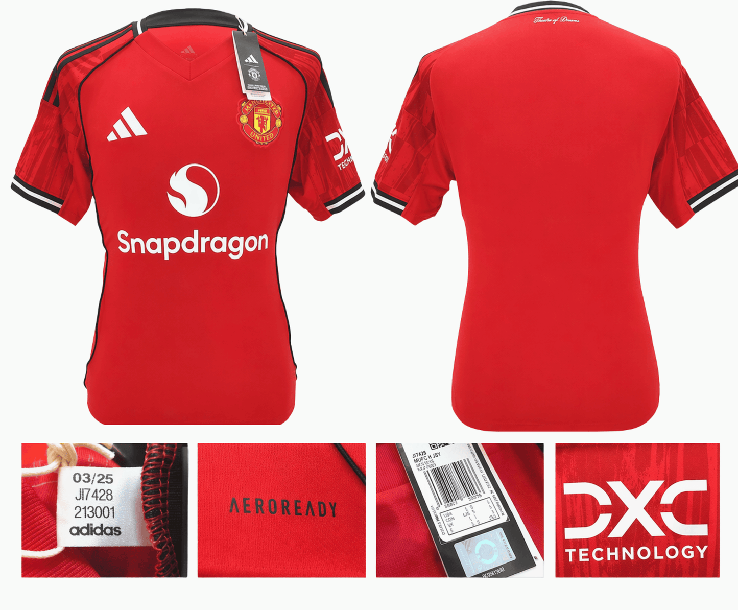 BNWT 2025 2026 MANCHESTER UNITED ADIDAS HOME SHIRT ZIRKZEE 11
