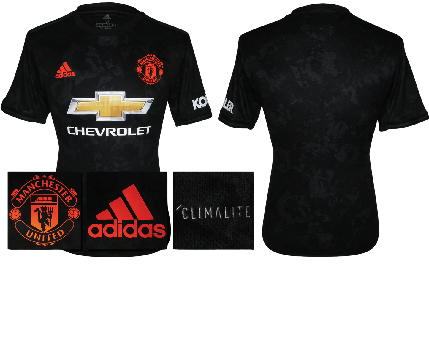 BRAND NEW MAN UTD ADIDAS 3RD 2019 2020 B. FERNANDES 18 SHIRT